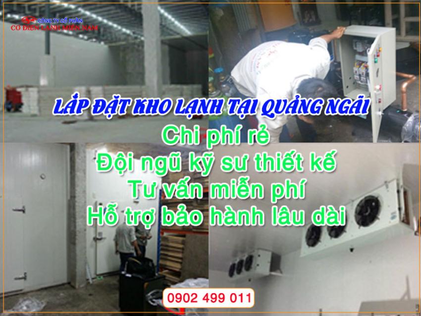 Lắp đặt kho cấp đông bảo quản thủy hải sản tại Quảng Ngãi